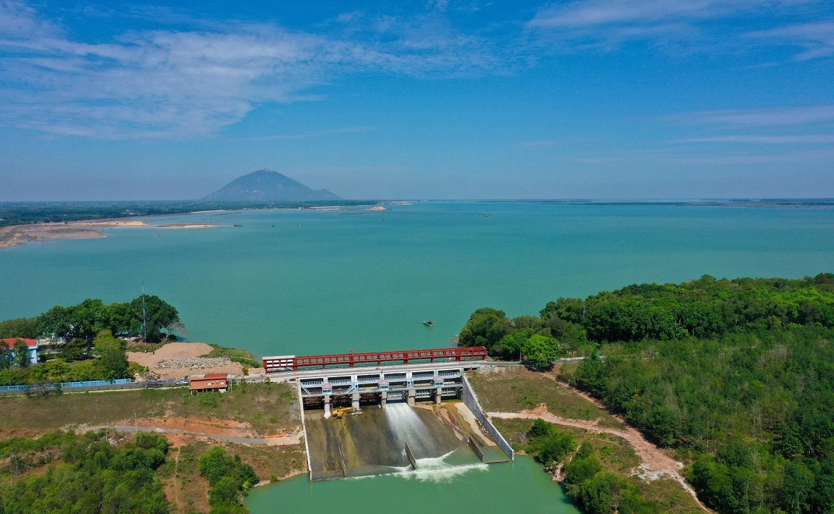 Hồ Dầu Tiếng Tây Ninh nhìn từ trên cao