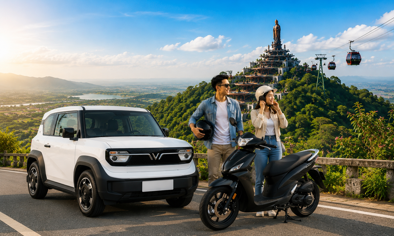 Dịch vụ cho thuê xe máy và xe VF3 tại Tây Ninh